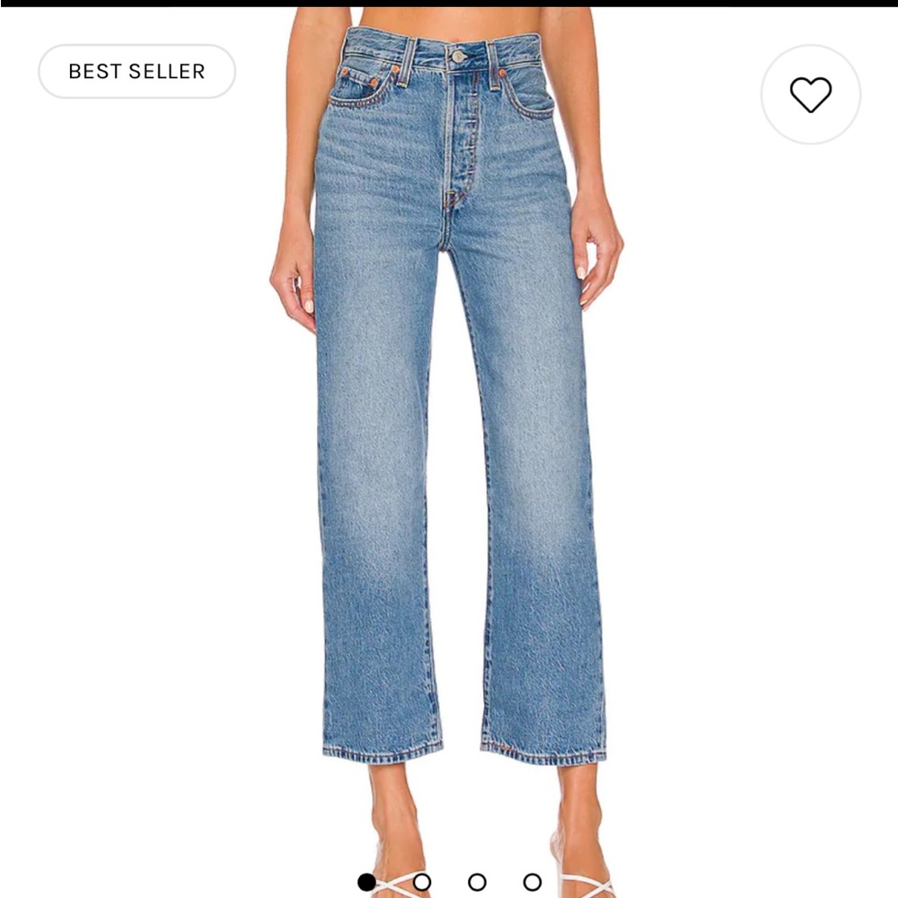 LEVI’S Ribcage Straight Ankle Jean